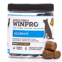 WINPRO pot de 60 friandises molles, pratique et dose quotidienne claire