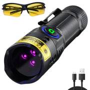 WMCODMW torche UV 365nm face avant montrant boîtier robuste et prise en main