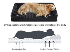 WNPETHOME gros plan de la mousse orthopédique soutien ferme pour articulations