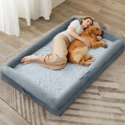 WNPETHOME vue avant du lit orthopédique — confort spacieux pour chien