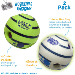Wobble Wag Giggle gros plan sur la texture en vinyle durable et flexible