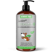 WONDER PAWS bouteille 16 oz montrant l’emballage et l’étiquette claire pour dosage