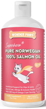 WONDER PAWS bouteille face montrant l'étiquette et bénéfice qualité