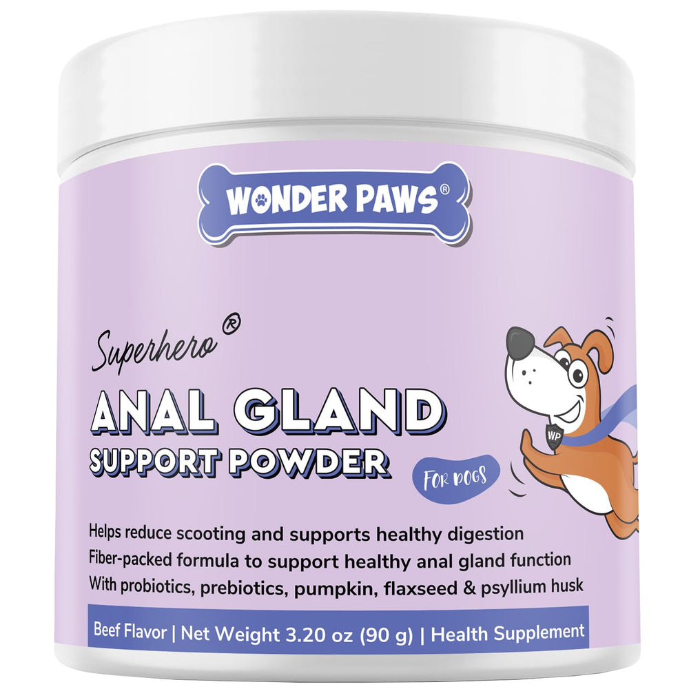 WONDER PAWS emballage avant montrant la formule et bénéfice confort digestif