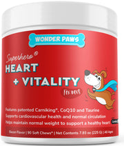 WONDER PAWS emballage avant montrant pot de 90 mastables et avantage pour la gestion du poids