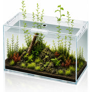 Wonderfactory vue avant du cube aquarium montrant clarté et design