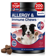 wonmore vue avant du pot montrant 200 chews et praticité