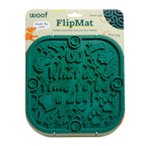 WOOF FlipMat face avant montrant design double-face et fixation sûre