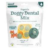 WOOF emballage avant montrant la poudre et bénéfice nettoyage simple