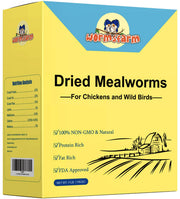 WormsFarm boîte 11 lb de vers de farine montrant l'emballage pratique et la conservation