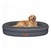 WOZOKE lit orthopédique face avant montrait soutien pour grand chien