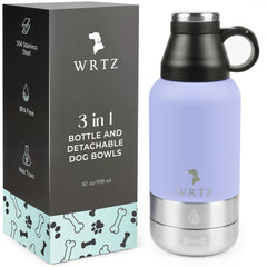 WRTZ emballage avant de la bouteille montrant protection et design pratique