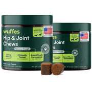 Wuffes emballage avant montrant 120 chews pour mobilité accrue