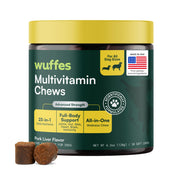Wuffes emballage avant montrant le format pratique et la qualité