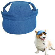 wyewog casquette devant bleu montrant la visière protectrice et style