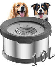 Xetino gamelle inox vue de face avec grande capacité pour moins de remplissages