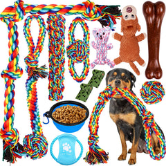 XLMYS coffret 13 pièces face avant montrant jouets et accessoires pour variété de jeux
