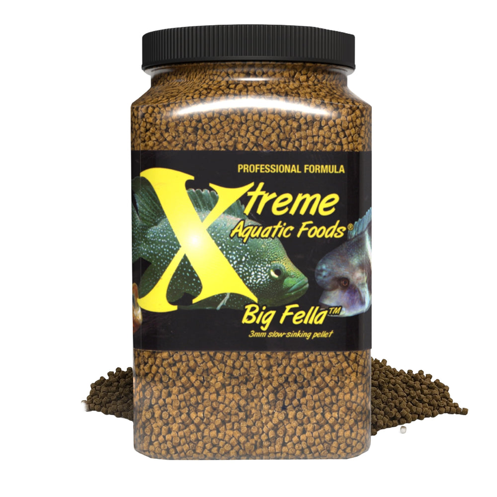 Xtreme Aquatic Foods emballage face montrant sac 35oz et informations produit