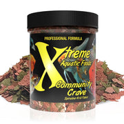Xtreme Aquatic Foods emballage avant montrant flocons et bénéfices nutritionnels
