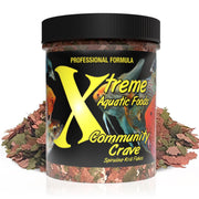 Xtreme Aquatic Foods emballage avant présentant la portion 2oz et bénéfice praticité