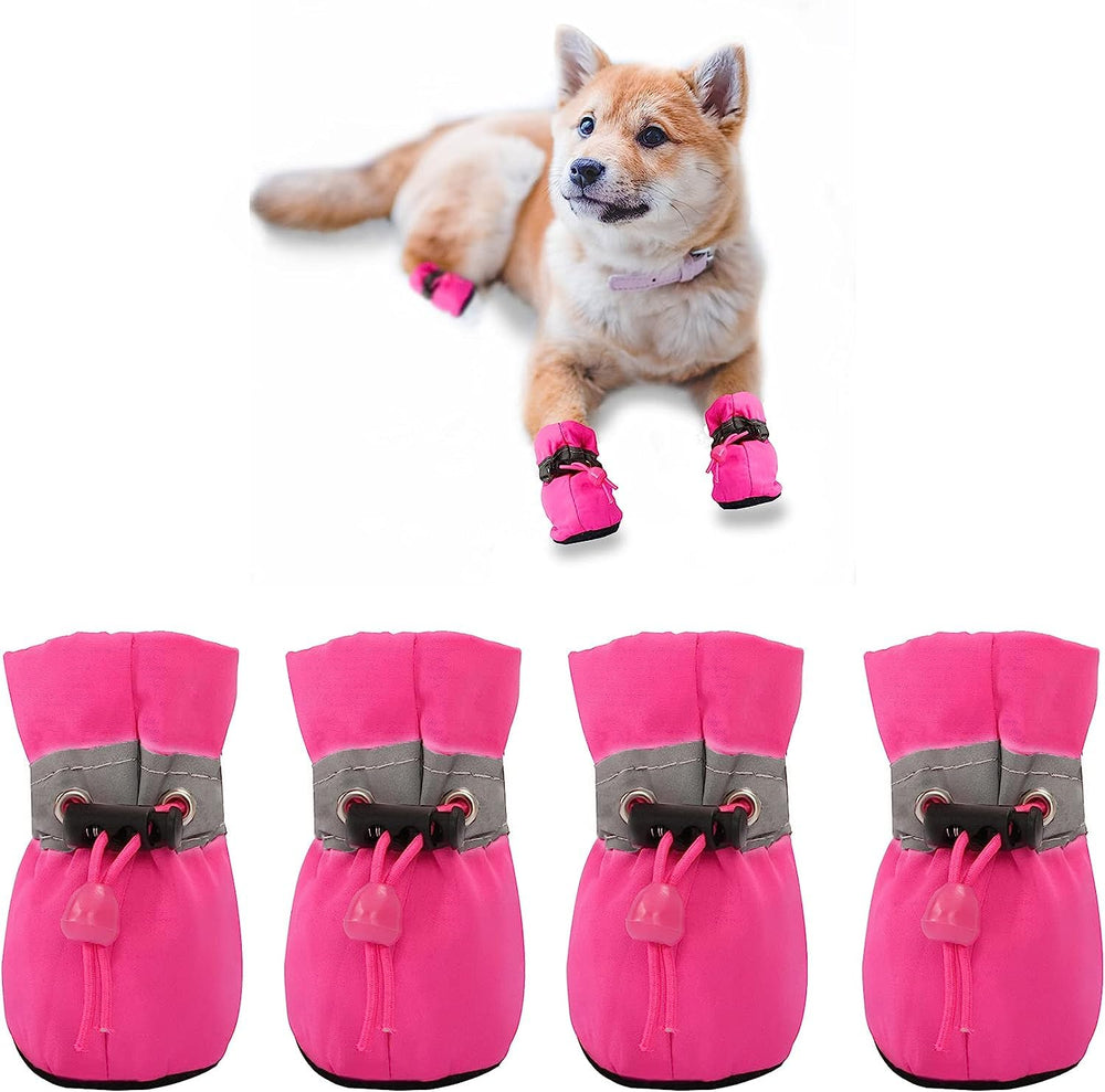 YAODHAOD bottines face avant montrant coupe et fermeture réfléchissante pour sécurité