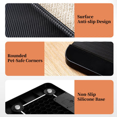 YAUYIK tapis antidérapant texture carbone offrant confort et adhérence