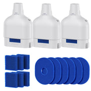 YEAPAW emballage des filtres montrant pack de 3 et compatibilité YBCW01
