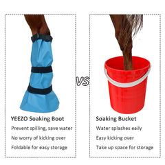 yeezo botte en usage sur cheval stabilise la solution de trempage