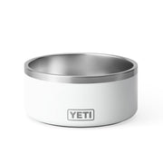 YETI Boomer 8 face avant blanche montrant sa capacité pratique
