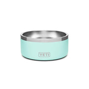 YETI Boomer face avant montrant la forme stable et la finition Seafoam pour durabilité