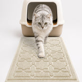 Yimobra tapis litière vue avant montrant design et forme, réduit les traces
