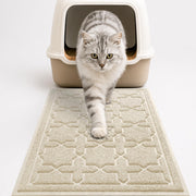 Yimobra tapis litière vue avant montrant design et forme, réduit les traces