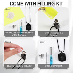 Yinkin pendentif avec chaîne confort de port quotidien et résistance