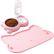 Yiyiring gamelle face avant rose montrant design coordonné et gain de place