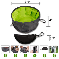 YMETECH duo de bols vert et orange prêt à ranger et facile à emporter