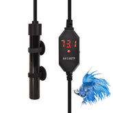 YOFOTHS vue avant du chauffe-eau compact montrant design et port USB pour gain de place