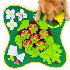 YOPSI tapis reniflage vue face montrant zones de recherche et bénéfice stimulation