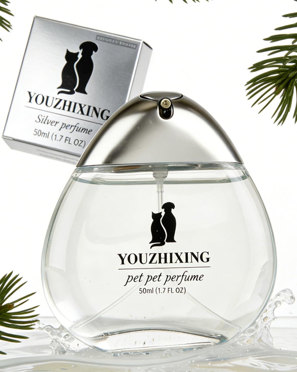 youzhixing flacon en verre élégant montrant la finition et la qualité du packaging