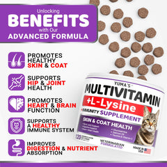 YUMA'S friandise gros plan visible appétence et formulation pratique