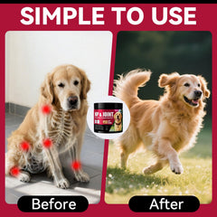 YWUJID chien mange la friandise, favorise confort articulaire
