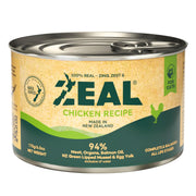 ZEAL boîte devant poulet montrant l'emballage et bénéfice clarté d'ingrédients