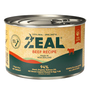 ZEAL boîte bœuf vue de face montrant l'emballage et avantage nutritionnel