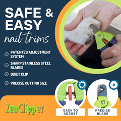 Zen Clipper molette micro-ajustement montrant réglage précis