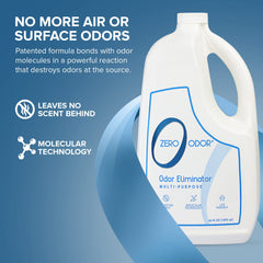 Zero Odor application sur canapé tissu éliminant odeurs incrustées rapidement