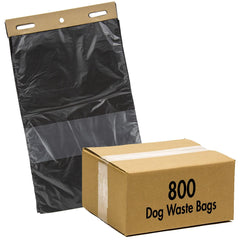 Zero Waste USA paquet frontal montrant 800 sacs pour moins de réapprovisionnements