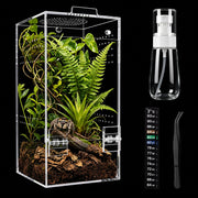 ZestHub vue avant de l'enclos acrylique montrant clarté et design pratique