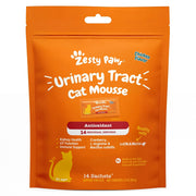 Zesty Paws emballage avant montrant 14 unités et bénéfice confort urinaire