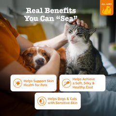 Zesty Paws détail de la pompe pour un dosage précis et hygiénique