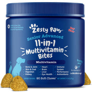 Zesty Paws pot 90ct montrant emballage et bénéfice mobilité