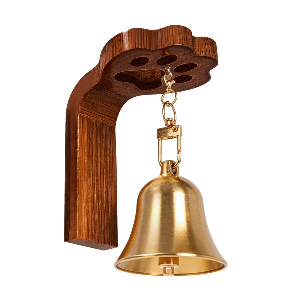 ZGLONG sonnette en bambou face porte montre installation facile